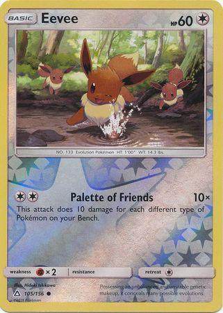 Eevee – 105/156 – Common Reverse Holo