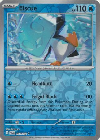 Eiscue – 048/193 – Uncommon Reverse Holo