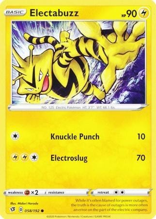 Electabuzz – 58/192 – Common