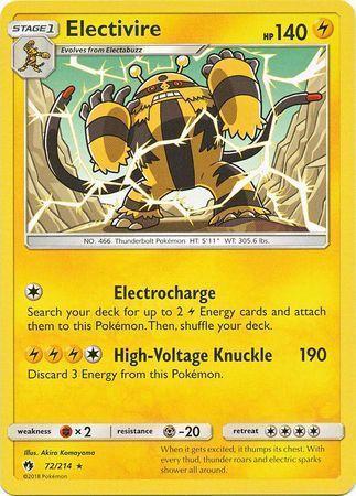 Electivire – 72/214 – Rare