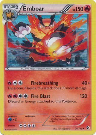 Emboar – 26/149 – Holo Rare Reverse Holo