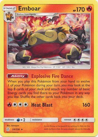 Emboar – 33/236 – Rare