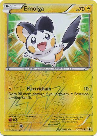 Emolga – 37/101 – Uncommon Reverse Holo