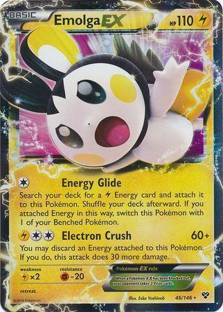Emolga EX – 46/146 – Ultra Rare