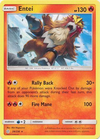 Entei – 28/236 – Rare