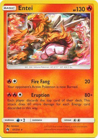 Entei – 47/214 – Rare