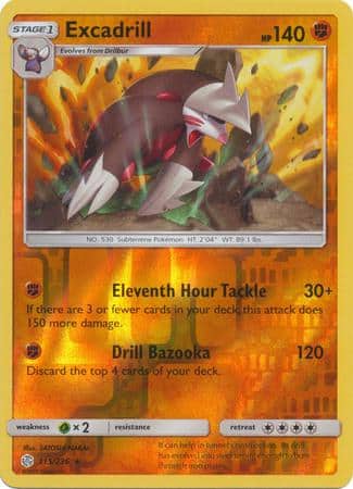 Excadrill – 115/236 – Holo Rare Reverse Holo