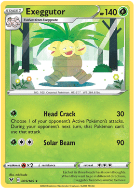 Exeggutor – 005/185 – Rare