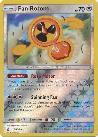 Fan Rotom – 110/156 – Rare Reverse Holo