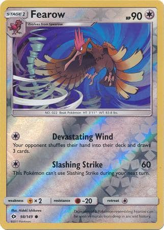 Fearow – 98/149 – Common Reverse Holo