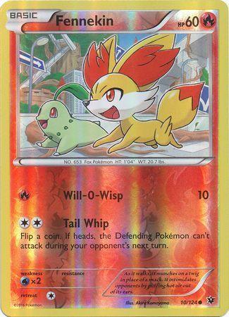 Fennekin – 10/124 – Common Reverse Holo
