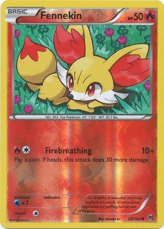 Fennekin – 25/162 – Common Reverse Holo