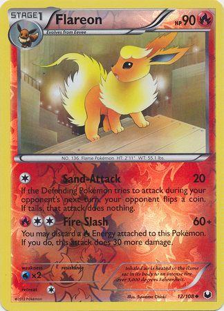 Flareon – 12/108 – Uncommon Reverse Holo
