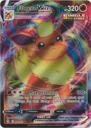 Flareon VMAX – 18/203 – Ultra Rare