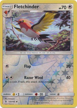 [ESP] Fletchinder - 110/145 - Uncommon Reverse Holo