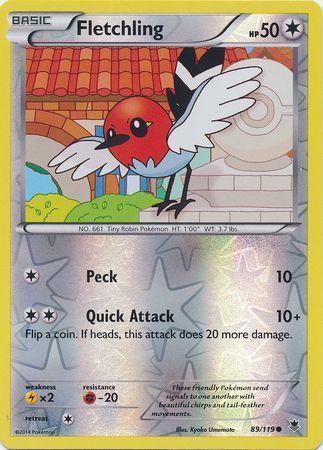 Fletchling – 89/119 – Common Reverse Holo