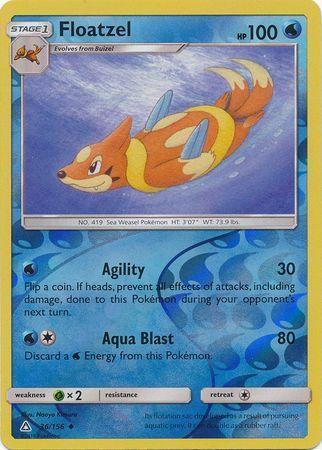 Floatzel – 36/156 – Uncommon Reverse Holo