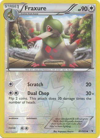 Fraxure – 87/101 – Uncommon Reverse Holo