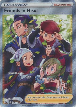 Friends in Hisui – 148/159 – Full Art Ultra Rare
