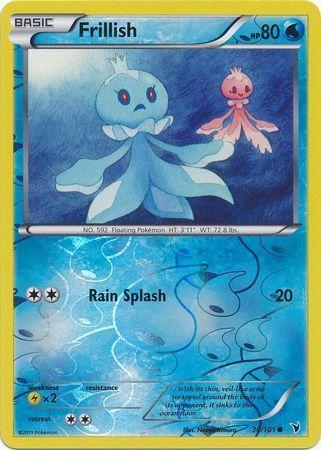 Frillish – 30/101 – Common Reverse Holo