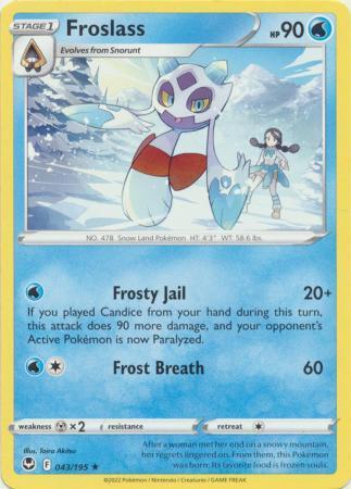 Froslass – 043/195 – Rare