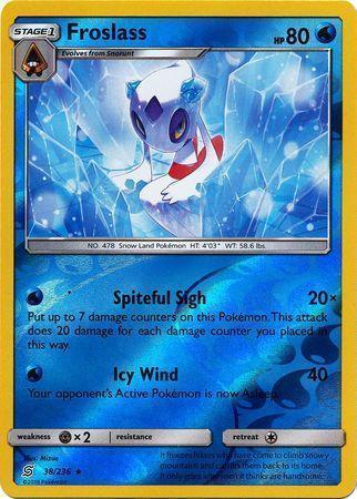Froslass – 38/236 – Holo Rare Reverse Holo