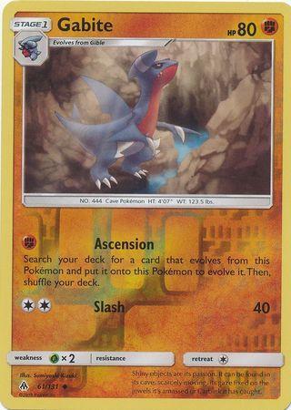 Gabite – 61/131 – Uncommon Reverse Holo