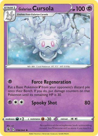 Galarian Cursola – 118/264 – Rare