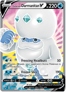 Galarian Darmanitan V – 169/185 – Full Art Ultra Rare