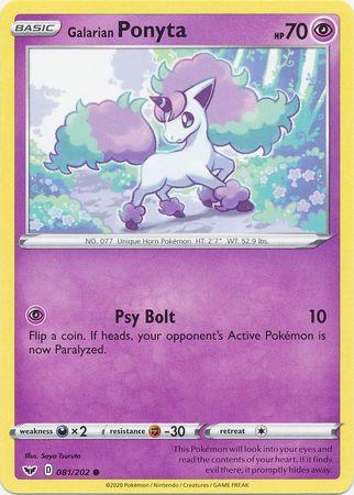 Galarian Ponyta – 081/202 – Common