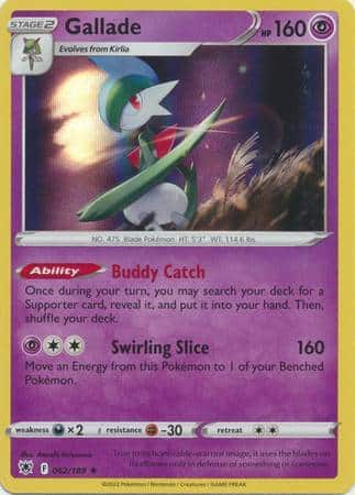 Gallade – 062/189 – Holo Rare