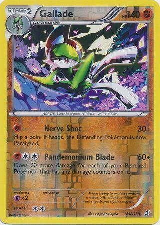 Gallade – 81/113 – Rare Reverse Holo