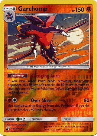 Garchomp – 114/236 – Holo Rare Reverse Holo