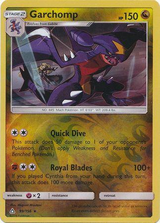 Garchomp – 99/156 – Rare Reverse Holo