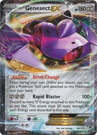Genesect EX – 64/124 – Ultra Rare