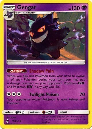 Gengar – 70/214 – Rare