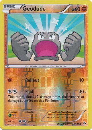 Geodude – 45/106 – Common Reverse Holo