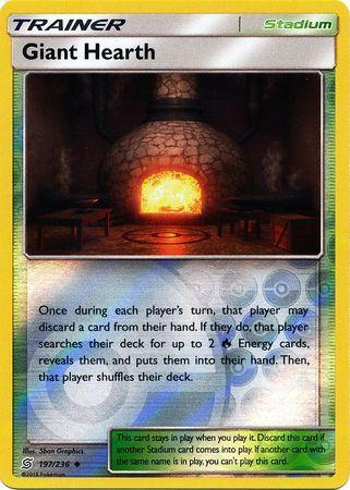 Giant Hearth – 197/236 – Uncommon Reverse Holo