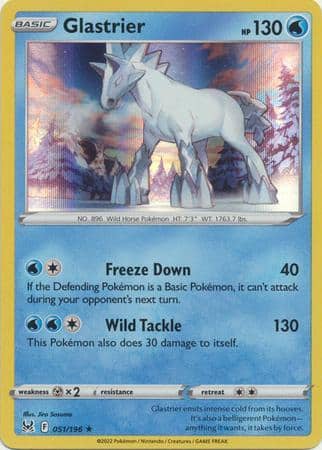 Glastrier – 051/196 – Holo Rare