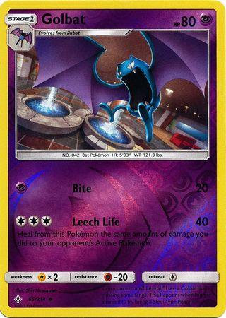 Golbat – 65/214 – Uncommon Reverse Holo