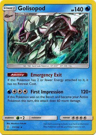 Golisopod – 51/236 – Holo Rare