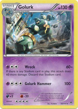 Golurk – 43/111 – Rare