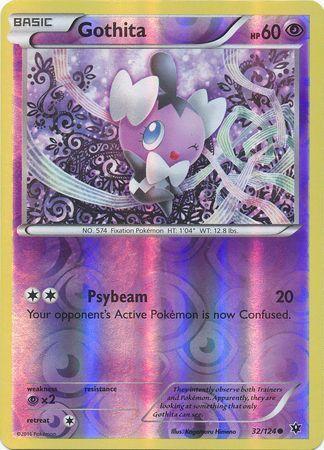 Gothita – 32/124 – Common Reverse Holo