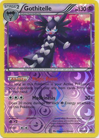 Gothitelle – 47/98 – Holo Rare Reverse Holo