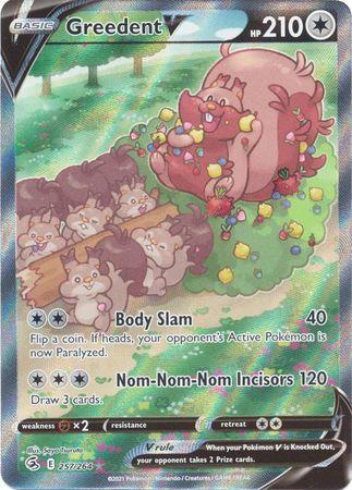 Greedent V – 257/264 – Alternate Art Ultra Rare