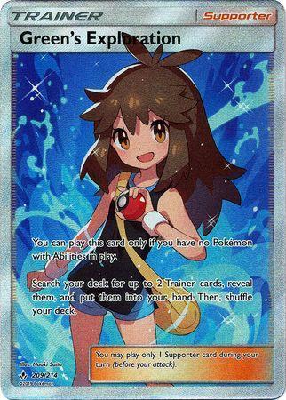 Green’s Exploration – 209/214 – Full Art Ultra Rare