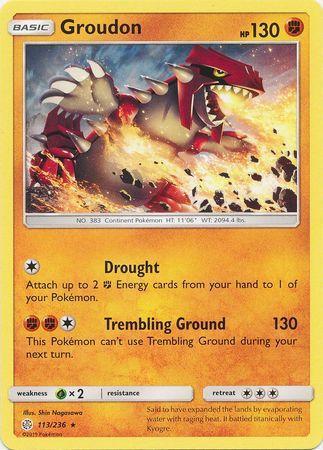 Groudon – 113/236 – Rare