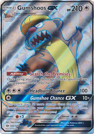 [ESP] Gumshoos GX - 145/149 - Full Art Ultra Rare