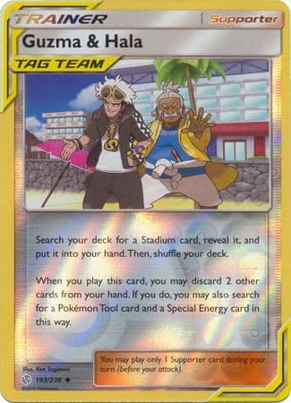 Guzma – Hala – 193/236 – Uncommon Reverse Holo