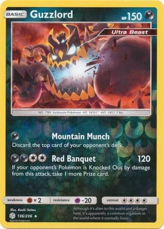 Guzzlord – 136/236 – Holo Rare Reverse Holo